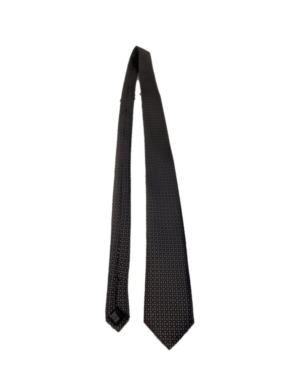 Geoffrey Beene Navy White Geometric Men’s Necktie